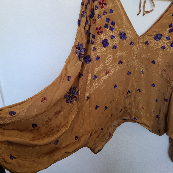 SOLD Free People Music In Time Embellished Sleeve - Picture 6 of 15